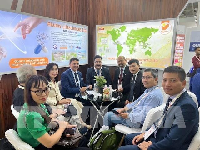 Empresas de Vietnam se unen a exposición internacional de farmacia y salud en India ảnh 1