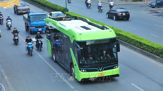 Hanoi necesita fondo millonario para convertir flota completa de sus autobuses en eléctricos ảnh 2