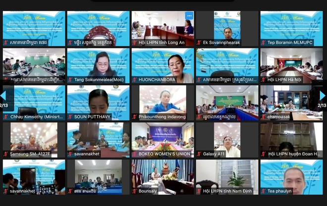Mujeres de Vietnam, Laos y Camboya cooperan por desarrollo sostenible ảnh 1 Mujeres de Vietnam, Laos y Camboya cooperan por desarrollo sostenible ảnh 1