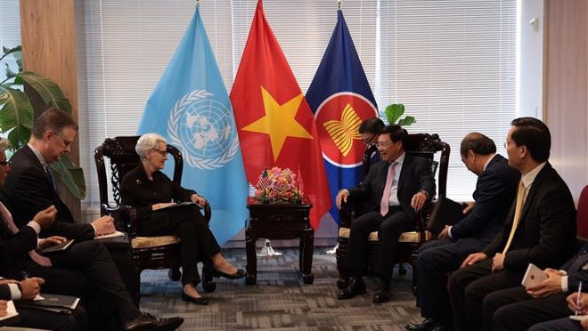 Viceprimer ministro de Vietnam sostiene encuentros bilaterales en Nueva York ảnh 1 Viceprimer ministro de Vietnam sostiene encuentros bilaterales en Nueva York ảnh 1