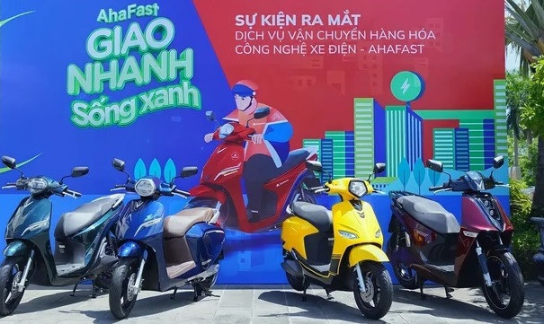 Vietnam lanza servicio de carga en plataforma tecnológica con motos eléctricas ảnh 1 Vietnam lanza servicio de carga en plataforma tecnológica con motos eléctricas ảnh 1