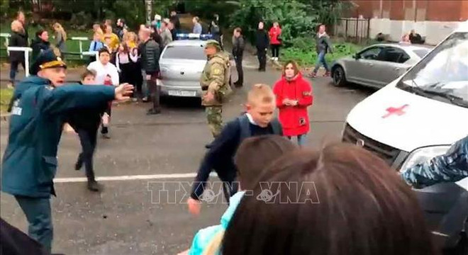 Presidente de Vietnam expresa condolencias a Rusia por el tiroteo en escuela ảnh 1 Presidente de Vietnam expresa condolencias a Rusia por el tiroteo en escuela ảnh 1