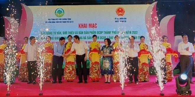 Hanoi inaugura semana de promoción de productos OCOP ảnh 1 Hanoi inaugura semana de promoción de productos OCOP ảnh 1
