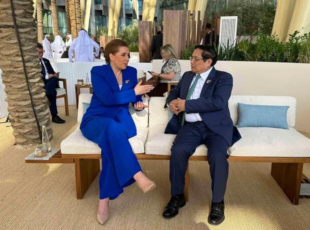 Premier vietnamita se reúne con dirigentes de países y organizaciones internacionales ảnh 1