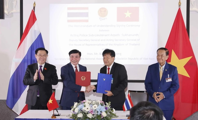 Agilizan lazos parlamentarios entre Vietnam y Tailandia ảnh 1 Agilizan lazos parlamentarios entre Vietnam y Tailandia ảnh 1