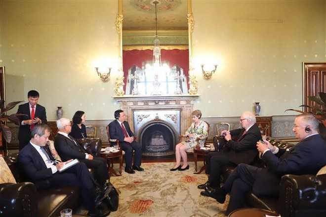 Delegación de alto nivel del Partido Comunista de Vietnam realiza visita de trabajo en Australia ảnh 1 Delegación de alto nivel del Partido Comunista de Vietnam realiza visita de trabajo en Australia ảnh 1