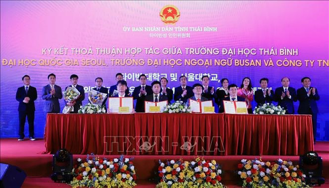 Provincia de Thai Binh atrae cada vez más empresas surcoreanas ảnh 1 Provincia de Thai Binh atrae cada vez más empresas surcoreanas ảnh 1