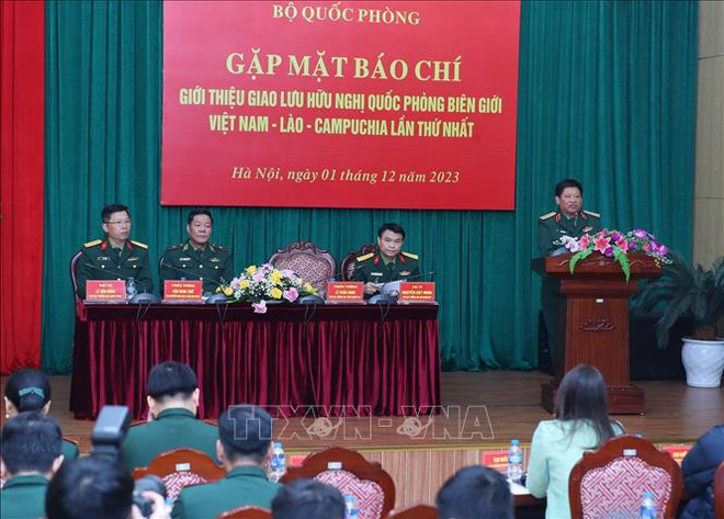 Organizarán primer Intercambio de Amistad de Defensa Fronteriza Vietnam-Laos-Camboya ảnh 1 Organizarán primer Intercambio de Amistad de Defensa Fronteriza Vietnam-Laos-Camboya ảnh 1