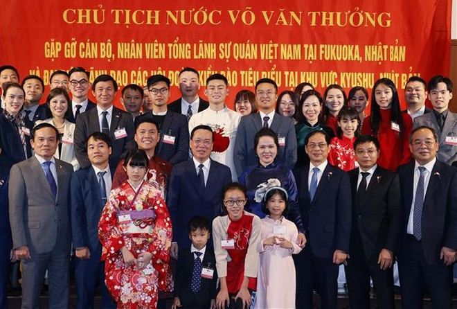 Vietnamitas en Japón valoran elevación de relaciones entre ambos países ảnh 1 Vietnamitas en Japón valoran elevación de relaciones entre ambos países ảnh 1
