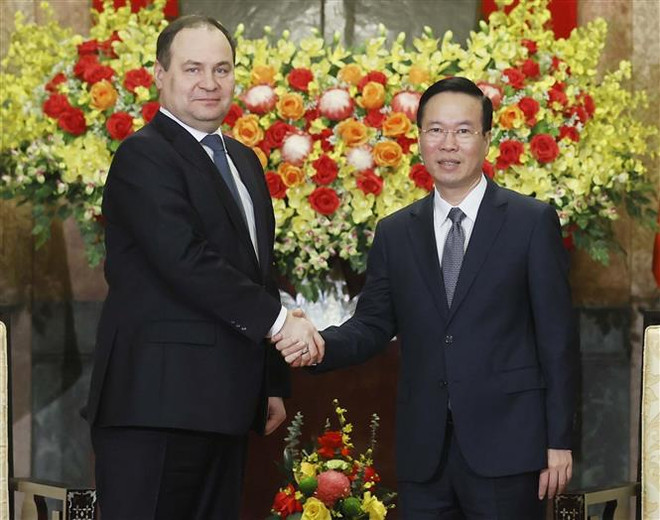 Presidente afirma que Vietnam siempre recuerda apoyo incondicional de Belarús ảnh 1 Presidente afirma que Vietnam siempre recuerda apoyo incondicional de Belarús ảnh 1
