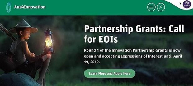 Presentan segunda ronda de programa australiano de asistencia financiera a innovación en Vietnam ảnh 1 Presentan segunda ronda de programa australiano de asistencia financiera a innovación en Vietnam ảnh 1