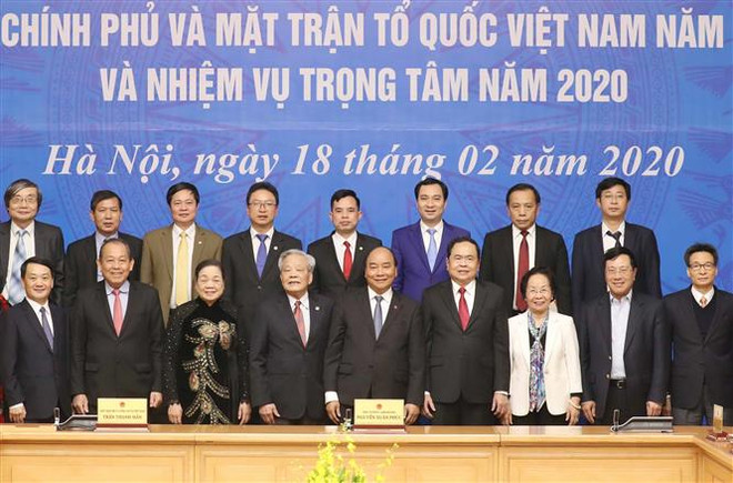 Revisan coordinación entre el gobierno y la mayor organización de masas de Vietnam ảnh 1 Revisan coordinación entre el gobierno y la mayor organización de masas de Vietnam ảnh 1