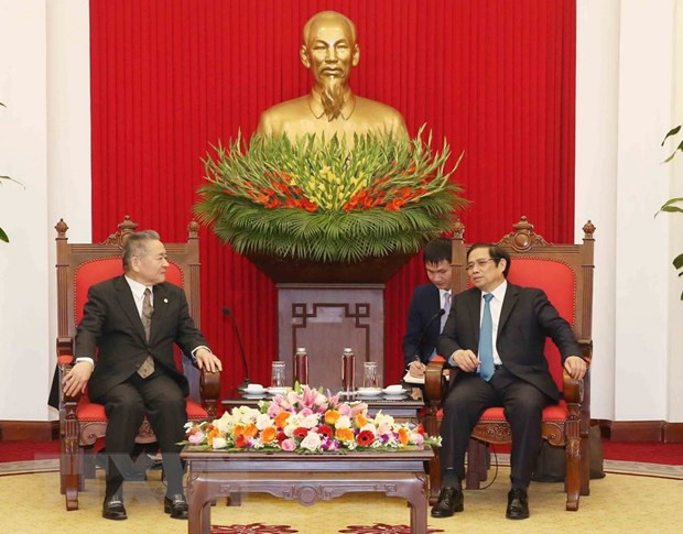 Delegación del Partido Comunista de Japón visita Vietnam ảnh 1 Delegación del Partido Comunista de Japón visita Vietnam ảnh 1