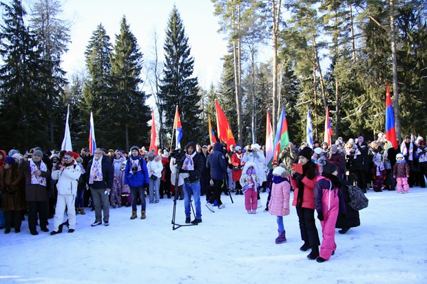 Participa Embajada de Vietnam en Rusia en los Juegos Diplomáticos de Invierno ảnh 1 Participa Embajada de Vietnam en Rusia en los Juegos Diplomáticos de Invierno ảnh 1