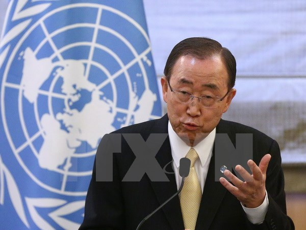 Ban Ki-moon exhorta a solución pacífica para asuntos del Mar del Este ảnh 1