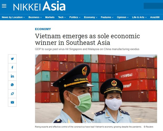 Vietnam emerge como único ganador económico en el sudeste asiático, según Nikkei Asia ảnh 1 Vietnam emerge como único ganador económico en el sudeste asiático, según Nikkei Asia ảnh 1