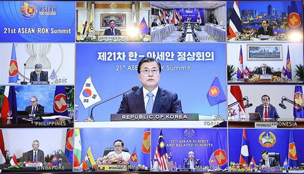 ASEAN fortalecen la asociación estratégica con Corea del Sur y la India ảnh 1 ASEAN fortalecen la asociación estratégica con Corea del Sur y la India ảnh 1