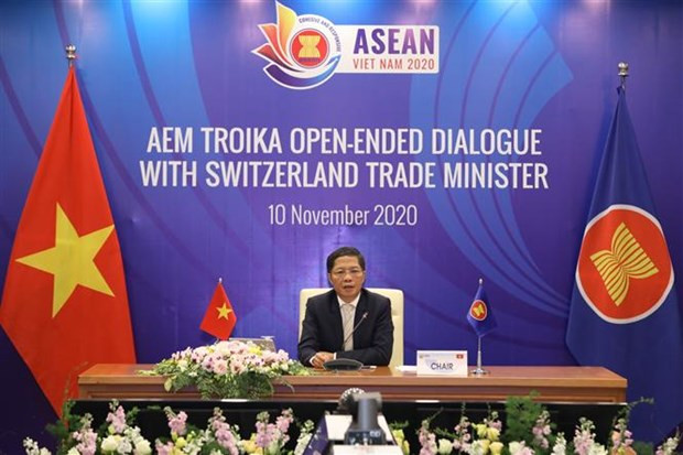 ASEAN y Suiza se comprometen a mejorar lazos económicos ảnh 1