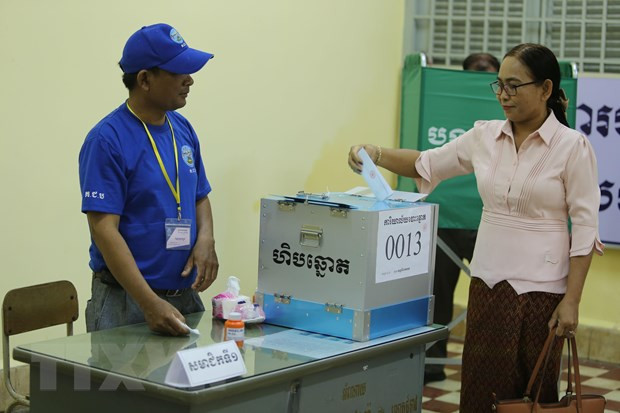 Comienzan en Camboya elecciones de miembros de consejos locales ảnh 1