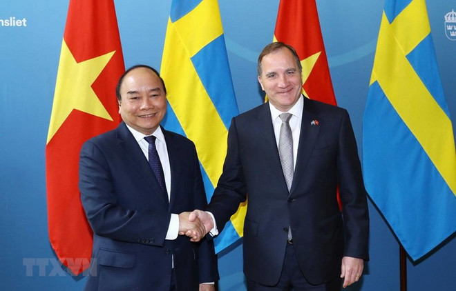 Abogan premieres de Vietnam y Suecia por firma pronta de EVFTA ảnh 1 Abogan premieres de Vietnam y Suecia por firma pronta de EVFTA ảnh 1