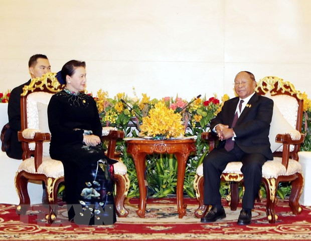 Inicia presidente de la Asamblea Nacional de Camboya visita oficial a Vietnam ảnh 1 Inicia presidente de la Asamblea Nacional de Camboya visita oficial a Vietnam ảnh 1