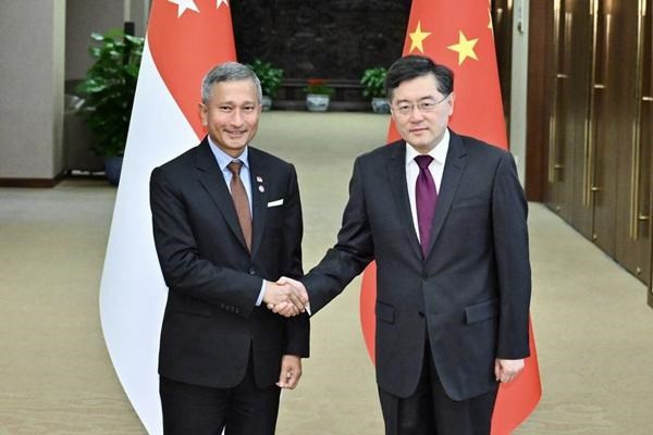 Canciller singapurense se reúne con su homólogo chino en Beijing ảnh 1 Canciller singapurense se reúne con su homólogo chino en Beijing ảnh 1