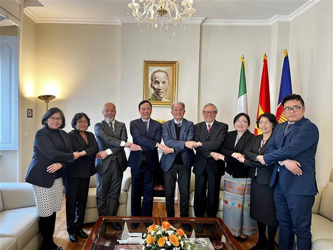 Vietnam contribuye a promover cooperación ASEAN-Italia ảnh 1 Vietnam contribuye a promover cooperación ASEAN-Italia ảnh 1