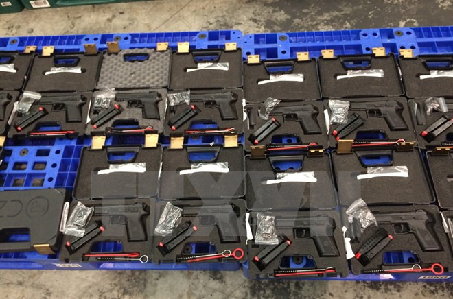 Confiscan gran cantidad de armas en Ciudad Ho Chi Minh ảnh 1 Confiscan gran cantidad de armas en Ciudad Ho Chi Minh ảnh 1