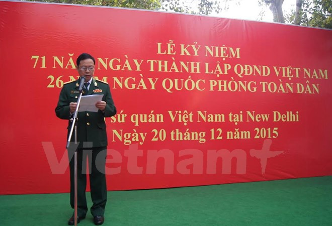 Celebran en la India aniversario del Ejército Popular de Vietnam ảnh 1