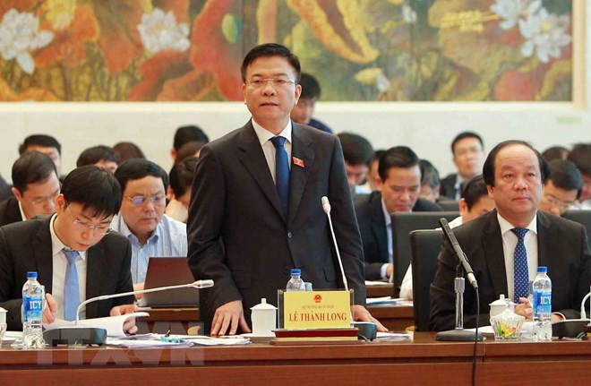 Ministro de Justicia de Vietnam comparece ante el Parlamento ảnh 1 Ministro de Justicia de Vietnam comparece ante el Parlamento ảnh 1