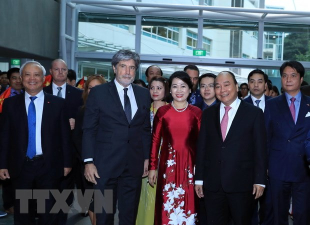 Premier de Vietnam visita Universidad de Tecnología de Auckland ảnh 1 Premier de Vietnam visita Universidad de Tecnología de Auckland ảnh 1
