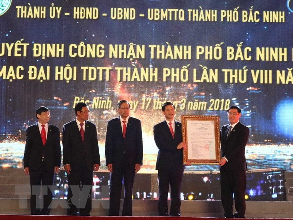Vicepriemier urge a Bac Ninh a convertirse en ciudad moderna e inteligente ảnh 1 Vicepriemier urge a Bac Ninh a convertirse en ciudad moderna e inteligente ảnh 1