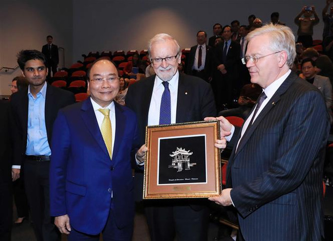 Premier de Vietnam visita Universidad Nacional de Australia ảnh 1 Premier de Vietnam visita Universidad Nacional de Australia ảnh 1