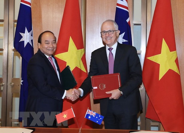 Vietnam y Australia emiten declaración conjunta sobre establecimiento de asociación estratégica ảnh 1 Vietnam y Australia emiten declaración conjunta sobre establecimiento de asociación estratégica ảnh 1