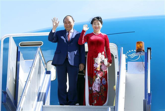 Premier de Vietnam llega a Canberra para iniciar visita oficial a Australia ảnh 1 Premier de Vietnam llega a Canberra para iniciar visita oficial a Australia ảnh 1