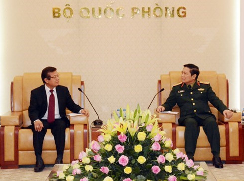 Vietnam y Camboya por promover intercambio de delegaciones y capacitación de funcionarios ảnh 1 Vietnam y Camboya por promover intercambio de delegaciones y capacitación de funcionarios ảnh 1