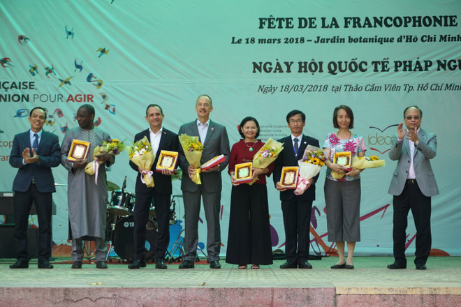 Amantes del francés se dan cita en el Festival de Francofonía en Ciudad Ho Chi Minh ảnh 1