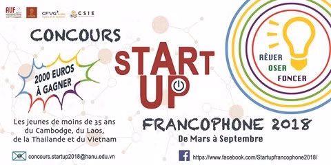 Ya está abierta la inscripción para concurso de Start-up Francophone ảnh 1