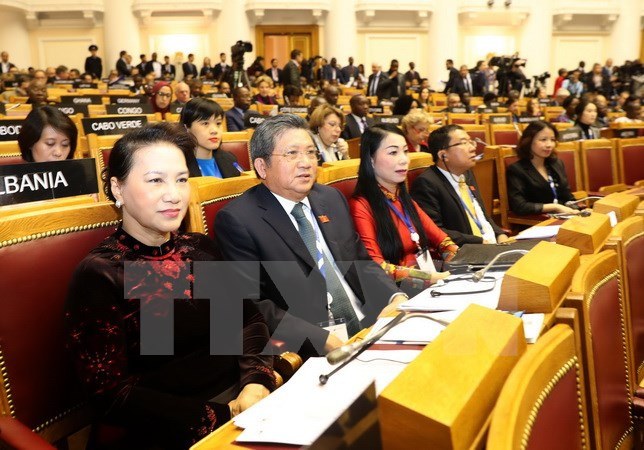 Valoran de exitosa asistencia de presidenta del Parlamento vietnamita a la 137 Asamblea de UIP ảnh 1 Valoran de exitosa asistencia de presidenta del Parlamento vietnamita a la 137 Asamblea de UIP ảnh 1