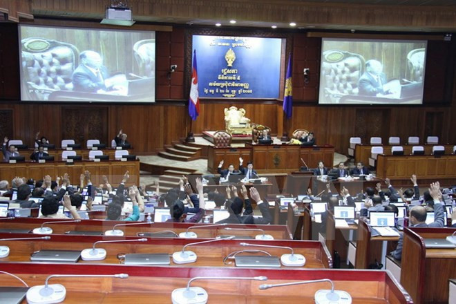 Parlamento camboyano aprueba cuatro leyes electorales modificadas ảnh 1 Parlamento camboyano aprueba cuatro leyes electorales modificadas ảnh 1