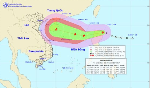Tifón Khanun amenaza a un Vietnam aún convaleciente de graves inundaciones ảnh 1 Tifón Khanun amenaza a un Vietnam aún convaleciente de graves inundaciones ảnh 1