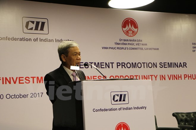 Celebran en India conferencia de promoción inversionista en provincia vietnamita de Vinh Phuc ảnh 1