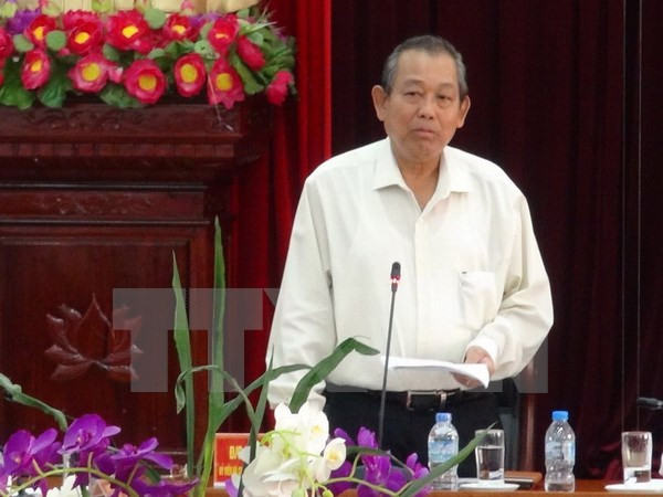 Vicepremier vietnamita reitera determinación en lucha anticorrupción ảnh 1 Vicepremier vietnamita reitera determinación en lucha anticorrupción ảnh 1