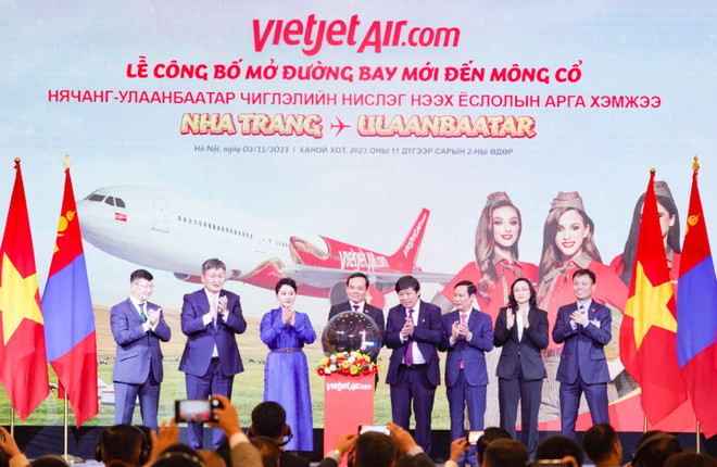 Vietjet inaugura nueva ruta que conecta Ulán Bator y Nha Trang ảnh 2 Vietjet inaugura nueva ruta que conecta Ulán Bator y Nha Trang ảnh 2