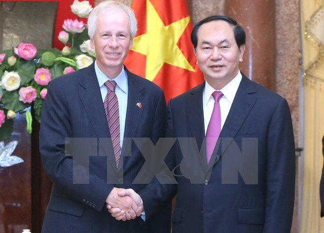 Presidente de Vietnam sugiere pronta ratificación por Canadá de TPP ảnh 1 Presidente de Vietnam sugiere pronta ratificación por Canadá de TPP ảnh 1