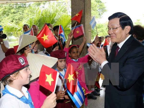 Presidente vietnamita aboga por ampliar relación económica con Cuba ảnh 1  Presidente vietnamita aboga por ampliar relación económica con Cuba ảnh 1