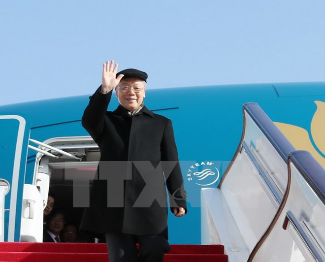 Destacan importancia de visita a China de líder partidista de Vietnam ảnh 1