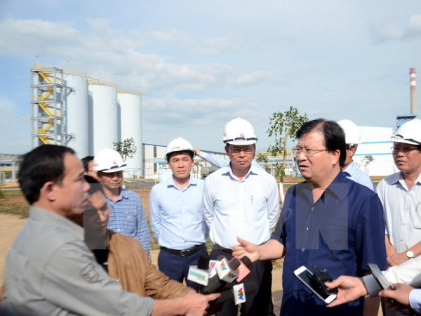 Vicepremier vietnamita exige proteger entorno en fábrica de alumina Nhan Co ảnh 1 Vicepremier vietnamita exige proteger entorno en fábrica de alumina Nhan Co ảnh 1
