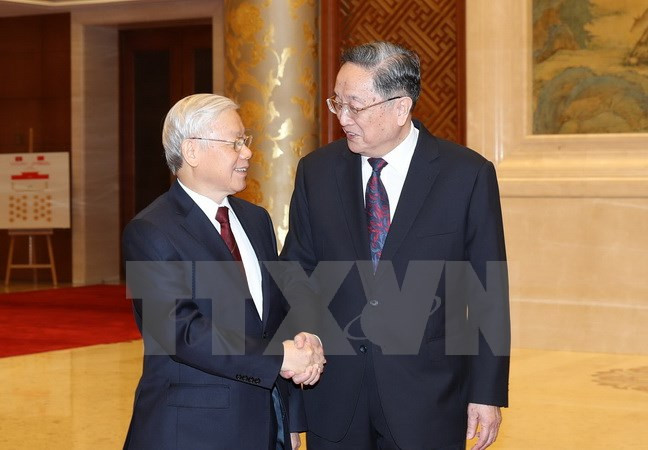 Jefe de Conferencia Consultiva Política del Pueblo Chino resalta amistad con Vietnam ảnh 1 Jefe de Conferencia Consultiva Política del Pueblo Chino resalta amistad con Vietnam ảnh 1