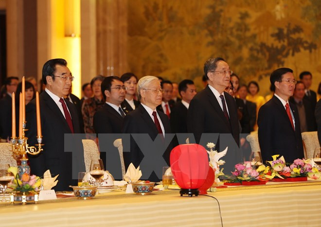 Líder partidista vietnamita pondera relaciones de amistad con China ảnh 1 Líder partidista vietnamita pondera relaciones de amistad con China ảnh 1